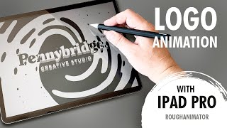 How to Draw a Logo Animation with iPad Pro [upl. by Ahcsropal]