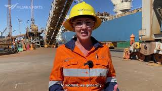 International Day for Women in Maritime  Pilbara Ports [upl. by Adnahsar]