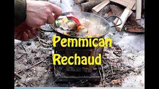 Pemmican Rechaud Cooked in the Woods [upl. by Ingmar]