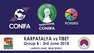 CONIFA World Football Cup  Karpatalya v Tibet Extended Highlights [upl. by Grazia]