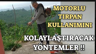 MOTORLU TIRPAN Kullanımında Kolaylık Sağlayabilecek PRATİK YÖNTEMLER❗ [upl. by Aigroeg]