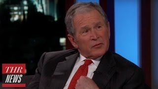 George W Bush Cant Remember Whether He or SNL Came Up With quotStrategeryquot  THR News [upl. by Jemimah]