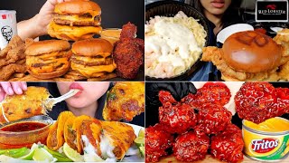 ASMR Fast Food Mukbang Compilation 13  Fast Food Asmr  Satisfying eating sounds [upl. by Lin]