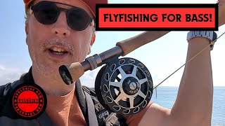 FUN ON THE FLY  FLYFISHING FOR BASS  UK BASS FLYFISHING [upl. by Tayler]