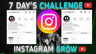 I Take Challenge Upload 7Days Reels On Instagram 😱 [upl. by Halland]