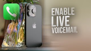 How to Enable Live Voicemail on iPhone tutorial [upl. by Atiluj]