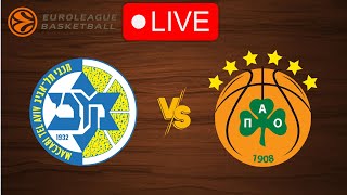 🔴 Live Maccabi Tel Aviv vs Panathinaikos  EuroLeague 20232024  Live Play by Play Scoreboard [upl. by Persis]