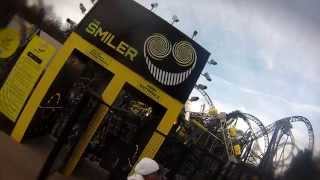 The Smiler HD POV Front Row Alton Towers 2014 [upl. by Hughie]