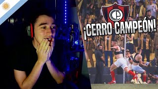 🇦🇷 ARGENTINO REACCIONA a CERRO PORTEÑO CAMPEÓN vs Guaraní  Clausura 2021 🏆 [upl. by Mayyahk567]