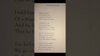 My best Friend by Ruskin Bond [upl. by Aja]