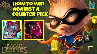 How to beat a counter pick  Teemo Top Against Gragas  Top Lane Counter GuideExample  Beginners [upl. by Karine772]