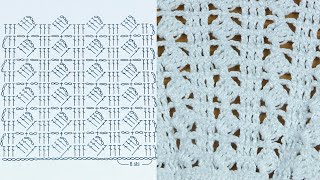 Aprende a leer graficos de crochet o ganchillo Punto 727 [upl. by Idel]