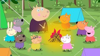 My friend Peppa Pig 🐷 Camping with friends 🌈 Episode 10 Seasone 3 [upl. by Selina]