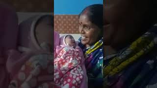 Happy moment afterbirthnewbornbabyshorthvairalvideo [upl. by Eetak]