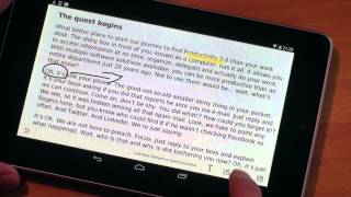 Quickly annotate and edit a document on your mobile device [upl. by Ihcur]