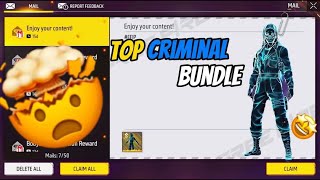 OMG I Got New Op Ghost Top Criminal Bundle In My 71 Level V Badge ID😳 Garena Free Fire [upl. by Lewes]