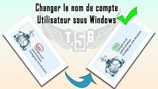 Modifier le nom de compte utilisateur sous Windows [upl. by Morton]