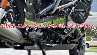 BMW R1200R1250 GSA  Black Dog Cycle Works Skid Plate Installation [upl. by Ashmead]