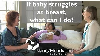 If baby struggles at breast what can I do [upl. by Randee]