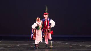 Oberek Na Lewo Carpathia Folk Dance Ensemble [upl. by Colly35]