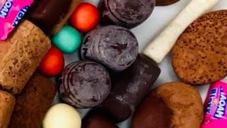 Filling platter with sweets chocolates 🍫 Asmr candy yummy [upl. by Au991]