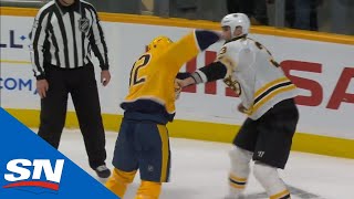 Zdeno Chara Stunned By Huge Right Hand From Yakov Trenin During Fight [upl. by Hogarth]