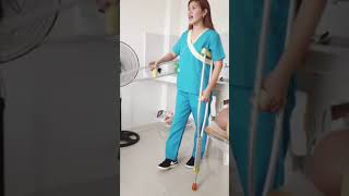 Mj Padua Caregiving School  Cane and Crutches  TESDA Caregiving NCII [upl. by Pepito582]