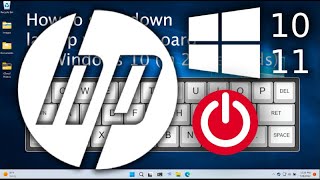 How To Shutdown Or Restart HP Laptop With Just The Keyboard On Windows 11 [upl. by Zosema]