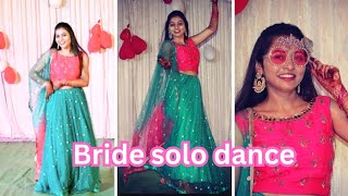 Bride solo dance  easy dance steps for bride  sangeet dance video [upl. by Ibor]