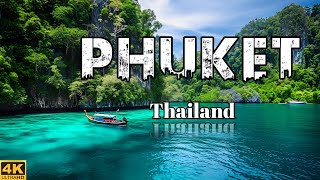 Phuket Beach Famous for its lively atmosphere water sports and nightlife Thailand 4K Drone 2024 [upl. by Hugues]