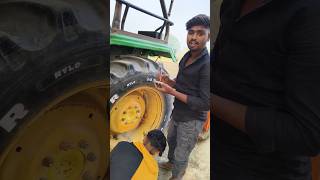 Tyre modifiedshortvideo johndere modifiedcar desilife viralvideo [upl. by Artima332]