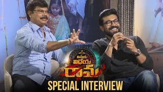 Ram Charan and Boyapati Srinu Special Interview About Vinaya Vidheya Rama  Manastars [upl. by Anawak249]