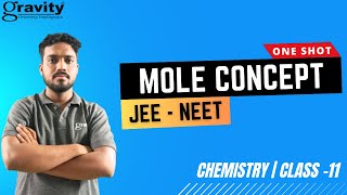 MOLE CONCEPT in 1 Shot  All Concepts Tricks amp PYQs Covered  JEE amp NEET  Gravity Classes [upl. by Enitsua]