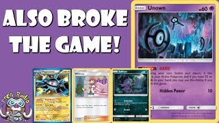 Unown Hand Just Broke the Pokemon TCG Another Unown Ban Likely [upl. by Mapel]