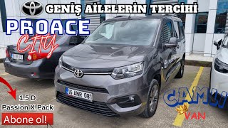 Toyota Proace City 15 D  Showroom İncelemesi [upl. by Margret]