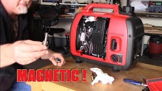 How to make your Honda generator work better magnetic dipstick amp no mess oil filler extension [upl. by Schonfeld]