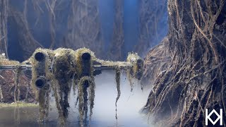 The Ultimate Dagobah Swamp Diorama  Resin Art [upl. by Naitsirk]