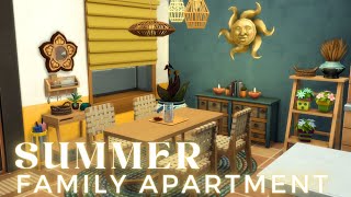 Summer apartment ☀️ The Sims 4 Speed Build [upl. by Weir]