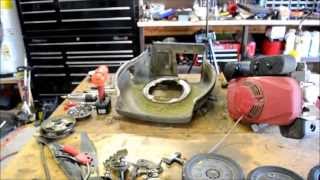 HONDA LAWN MOWER HRC216 K3 DECK ISSUES AND WHATS GOING ON IN THE SHOP TODAY [upl. by Nafets924]