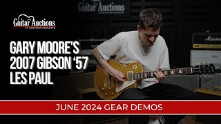 Gary Moores 2007 Gibson Custom Shop 57 Reissue  June 2024 Gear Demo  Guitar Auctions at GH [upl. by Raybin]