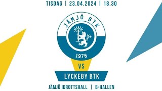 Ligacupen Jämjö BTK  Lyckeby BTK [upl. by Bowes]