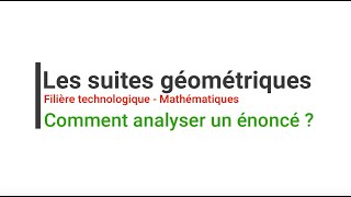 Suites géométriques  Exprimer Un en fonction de n avec un énoncé [upl. by Legir]