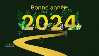 Carte de vœux virtuelle bonne année 2024 🍃☘️ FX181  Vidéostorytelling by Néologis [upl. by Sherline198]