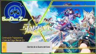 Honkai Star Rail  Barrido de la Guerra del Cielo  Continuación Trazacaminos [upl. by Acul483]