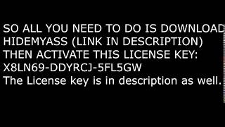 HideMyASS VPN Pro LICENSE KEY 2018 [upl. by Hurst]