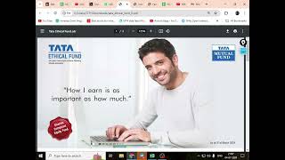 TATA ETHICAL FUND  SHARIA BASED MUTUAL FUNDS  IN HINDI [upl. by Anemolif593]