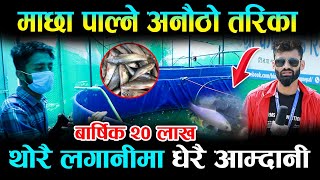 टंकीमा माछा पालेर लाखौ कमाएका युवाको कथा  Biofloc fish farm in Nepal [upl. by Jorge]