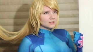 REAL LIFE Samus Aran REGRETROID [upl. by Ydnamron]