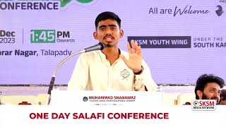 Muhammad Shanawaz Student Of Darul Khair Educational Academy  One Day Salafi Conference  Talapady [upl. by Giorgi805]