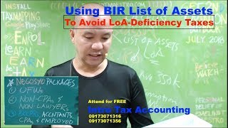 How to Use to Your Advantage the BIR List of Assets Requirements 1 [upl. by Granlund]